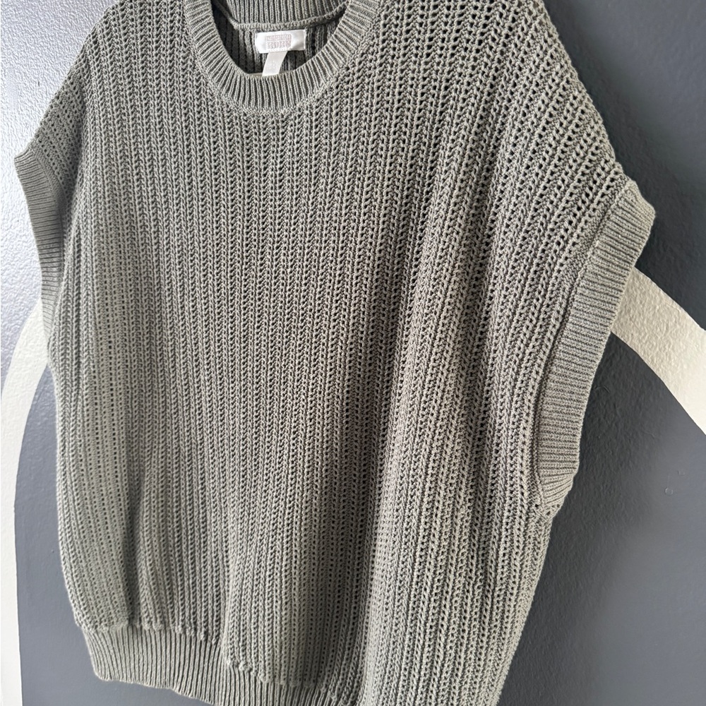 Nordstrom Women's Knit Sweater in olive